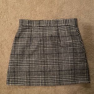 Plaid skirt